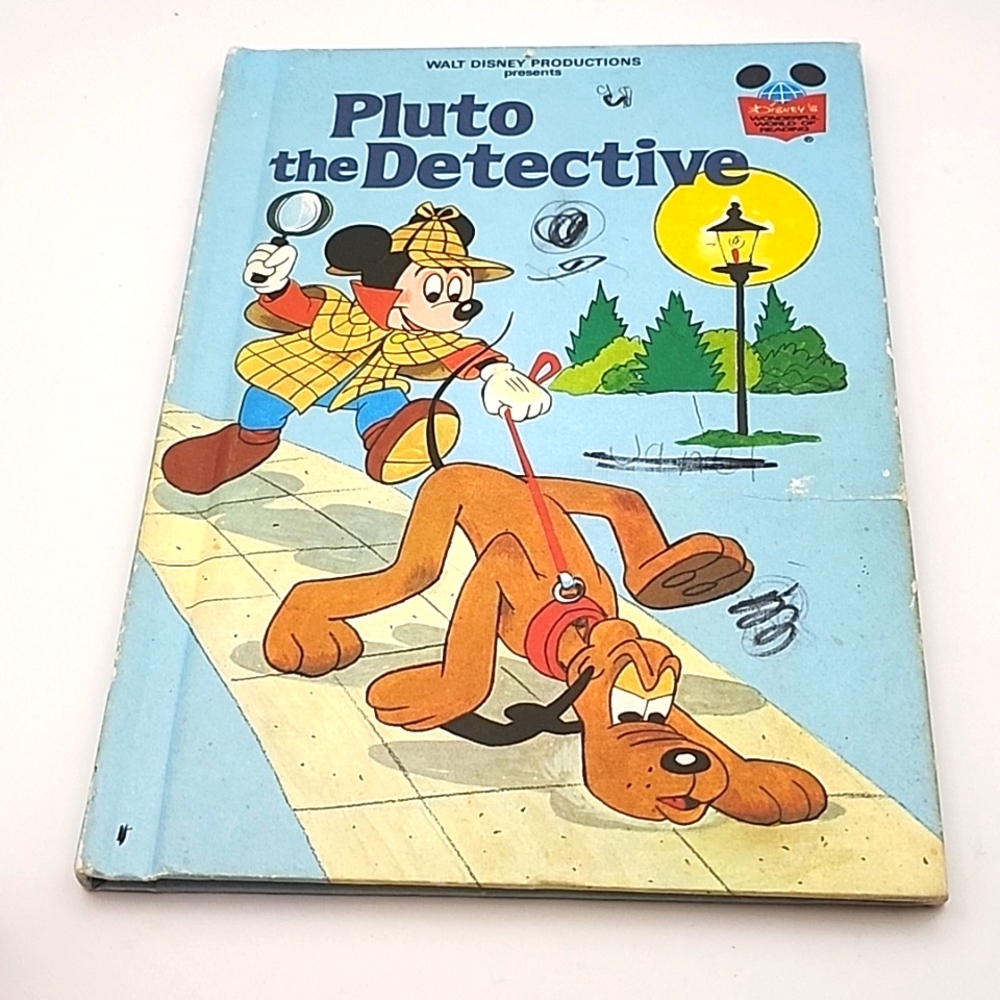 Vintage Disney World of Wonder Pluto the Detective 1980